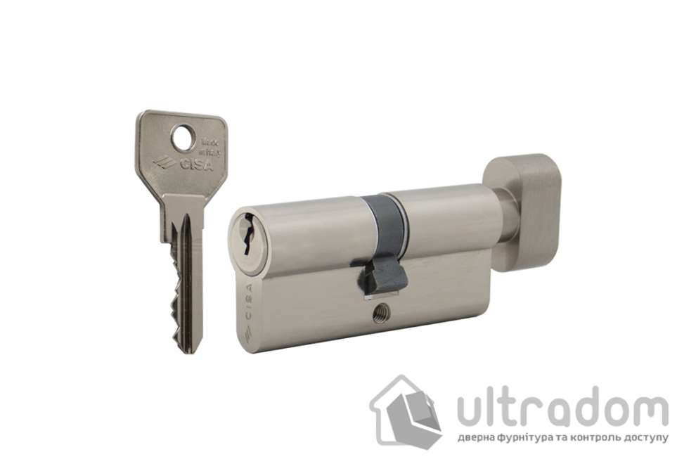 Цилиндр дверной CISA CISA C2000 ключ-тумблер, 80 мм