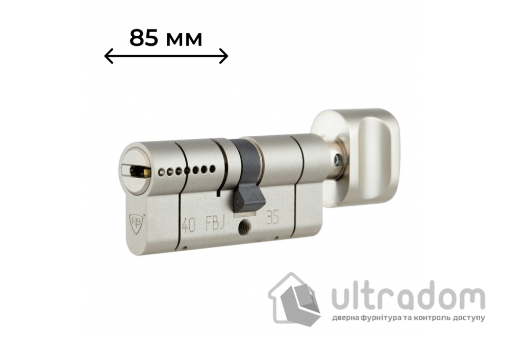 Цилиндр RB LOCKS KEYLOCX ключ–тумблер 85 мм