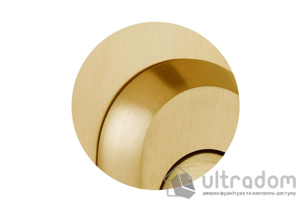 Фурнитура защитная ROSTEX SOLID-PRO+ F 4 клас ручка-кноб 90 мм титан PVD