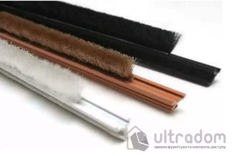 Противопылевая щетка с пластиковым профилем Tecseal JM1 4,8х6 мм, 2150 мм серая (362-166)