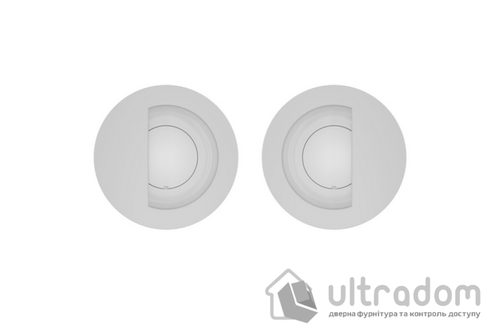 Дверные ручки DND by Martinelli Interna круглые, серебро (IT01-ZSV)