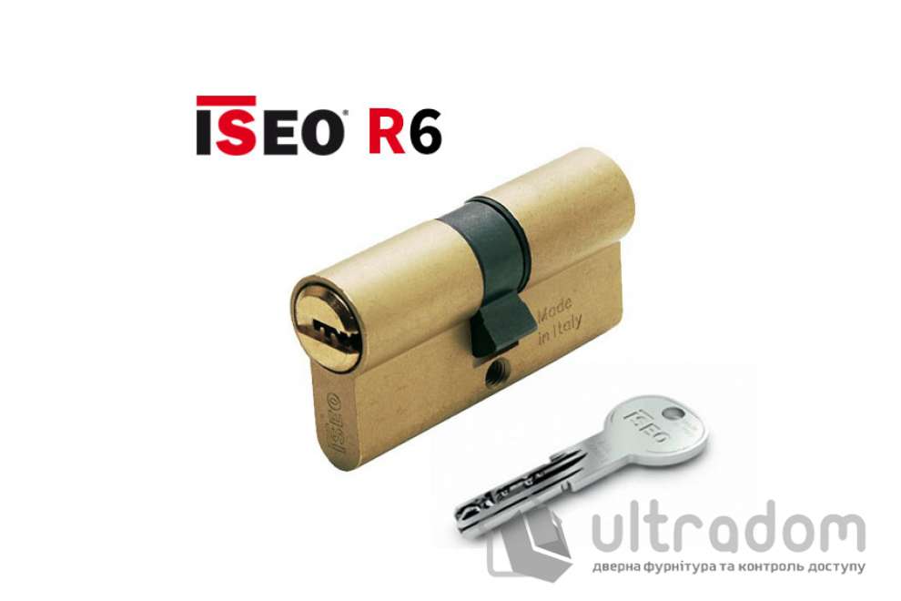 Цилиндр дверной ISEO R6 ключ-ключ, 75 мм