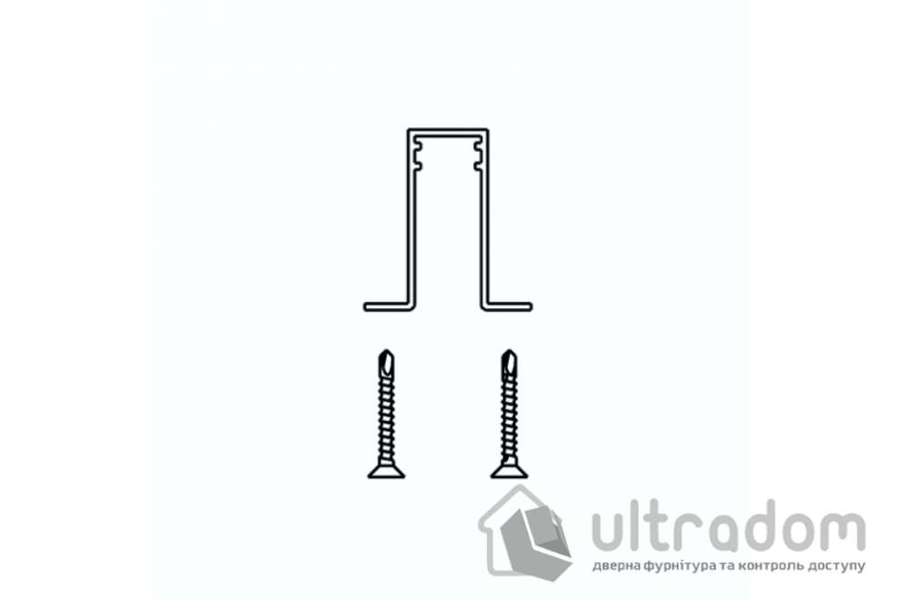 Автоматический врезной порог SIPAM MOD 101SF, 600мм, 60-40см (DS-101SF30RTN600)