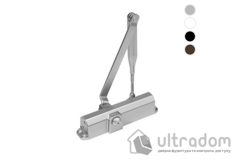 Доводчик дверной Dorma TS Compakt EN2/3/4,  дверь до 80 кг