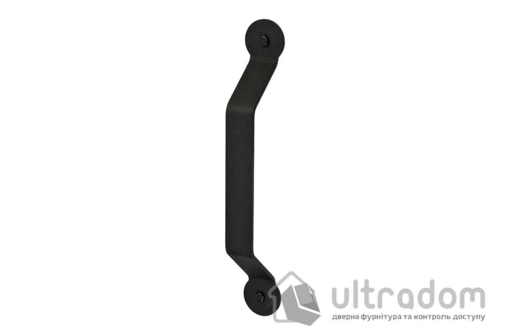 Ручка - скоба MANTION Roc Design TR для подвесной раздвижной системы в стиле LOFT, черная матовая (337-171)