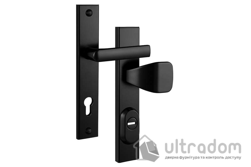 Дверная ручка ROSTEX R1/R4 R ручка-кноб 85 мм чёрная