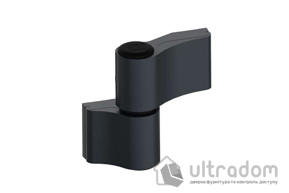 Петля для алюминиевых дверей WALA MX 67 мм ( JOCKER Alu) антрацит RAL7016