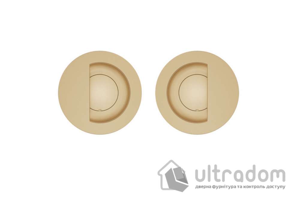 Дверные ручки DND by Martinelli Interna круглые, золото (IT01-ZRA)