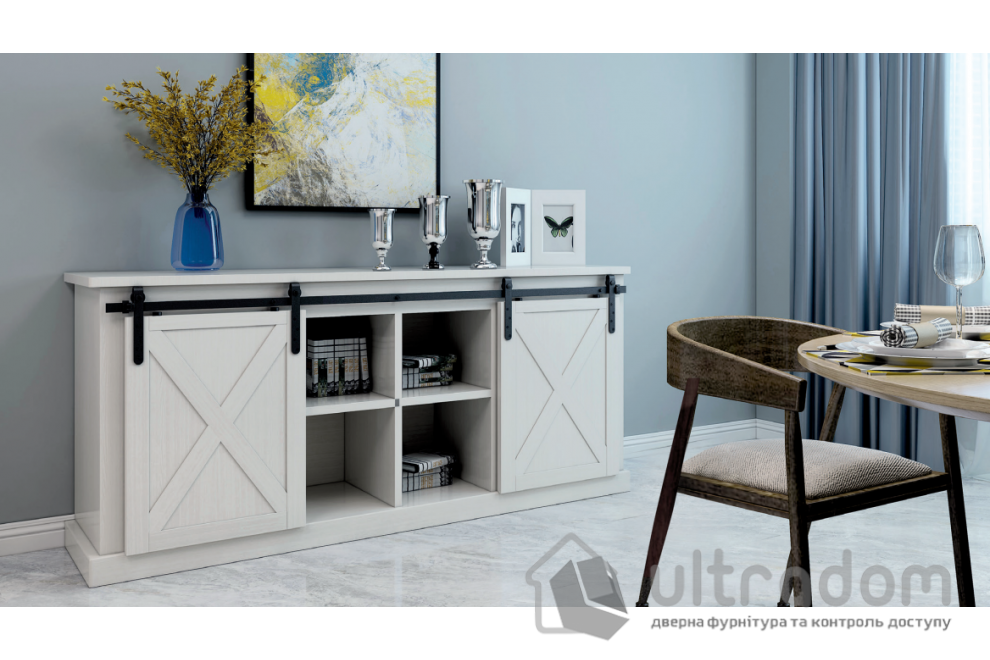 Комплект мебельной раздвижной системы Valcomp Design Line REA MINI в стиле LOFT