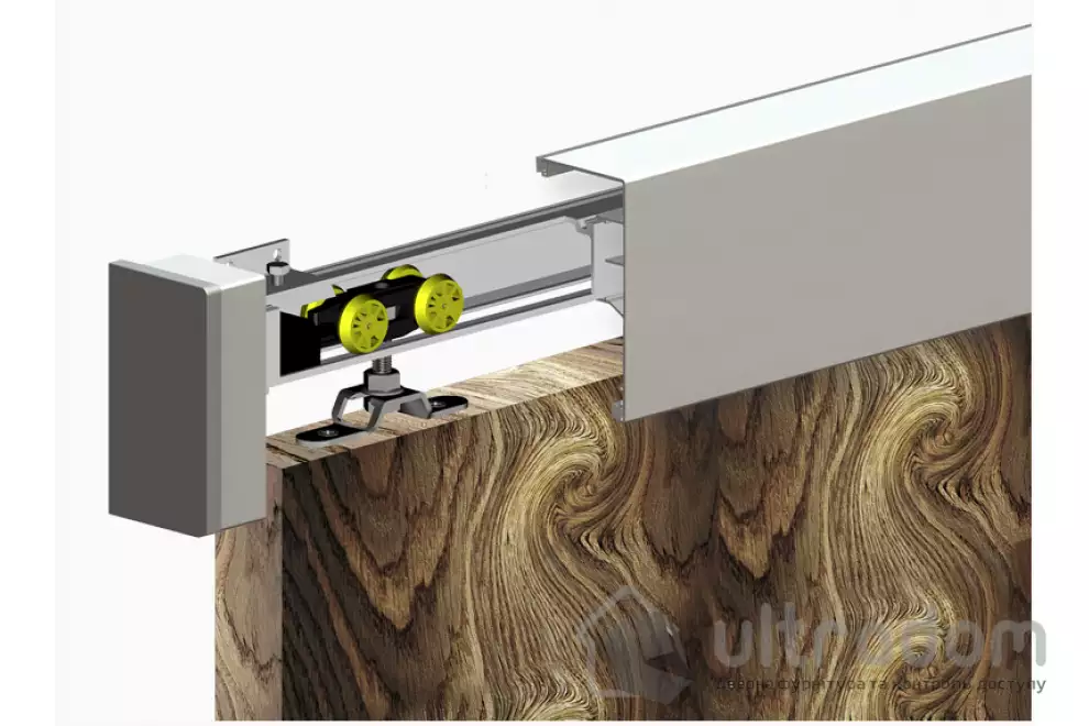 Маскировачная планка Herkules WOOD 3010 мм, серебро (219-037)