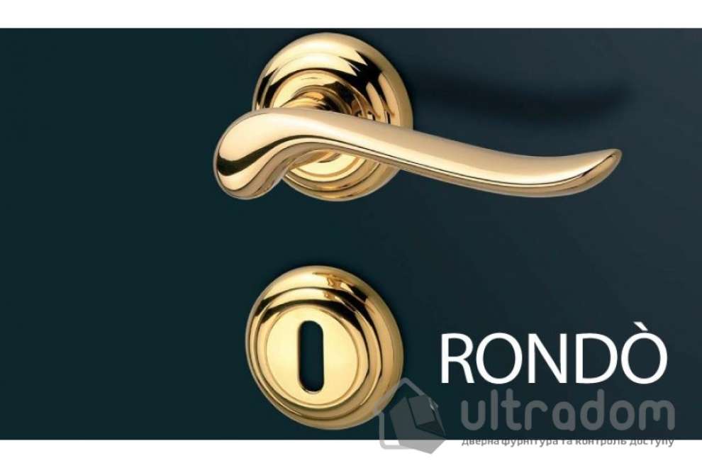 Дверная ручка Mandelli RONDO цвет - блестящая бронза