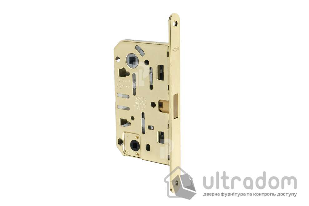Врезной магнитный замок WC AGB Mediana Polaris XT, 96/50 мм, латунь