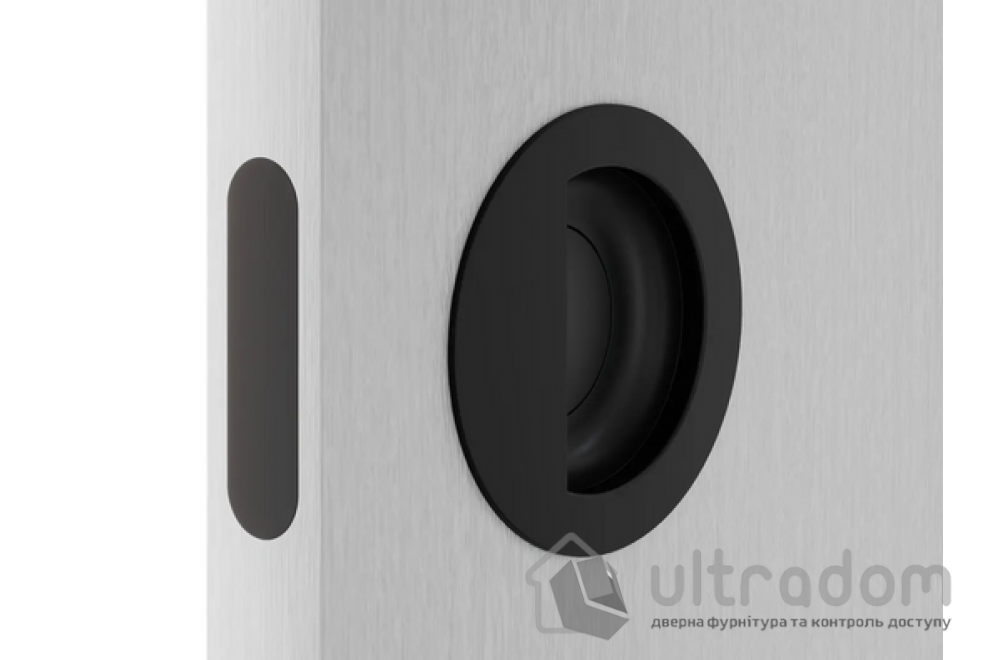 Дверные ручки DND by Martinelli Interna круглые, чёрные (IT01-ZNE)