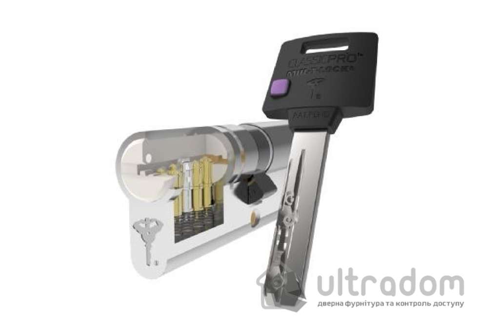 Цилиндр дверной Mul-T-Lock Classic Pro кл-вороток., 62 мм