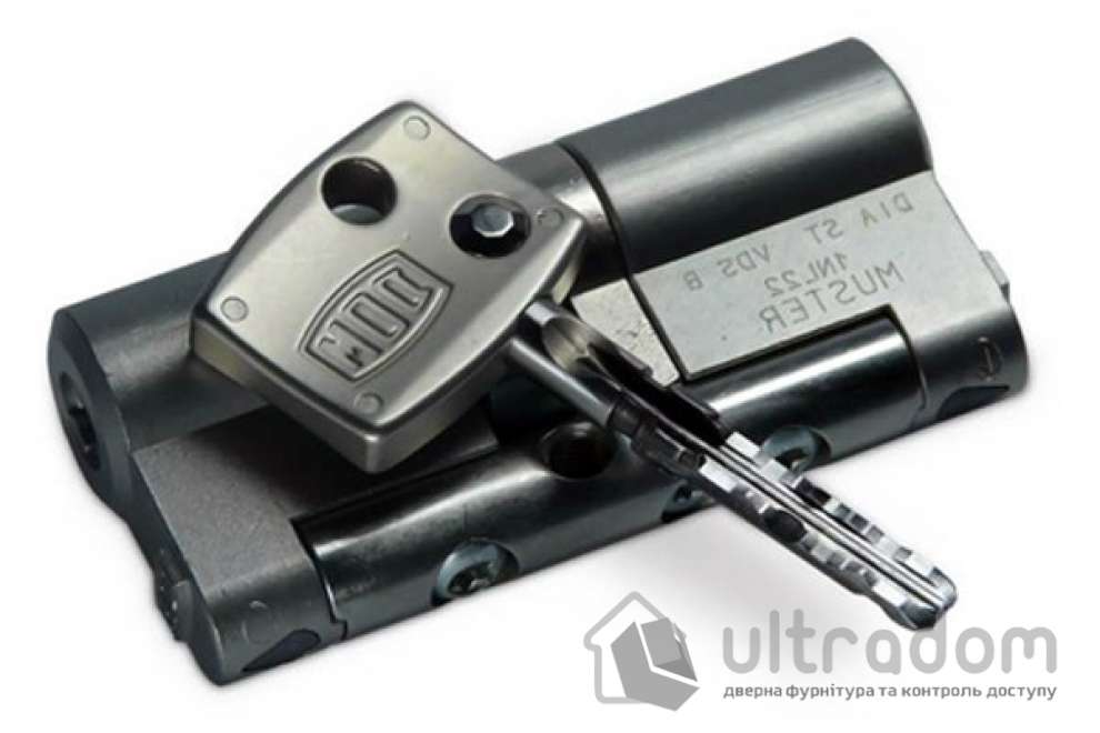 Цилиндр дверной DOM Diamond ключ-ключ 99 мм