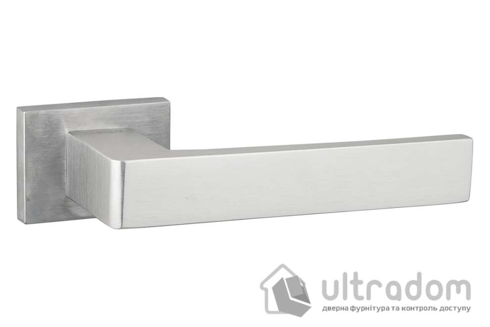 Дверная ручка Comit UNIQUE 355 ALU, матовый хром