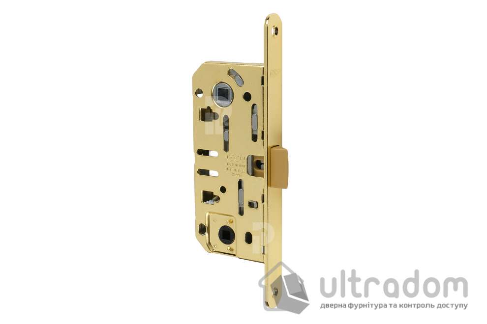 Врезной межкомнатный замок WC AGB Mediana Evolution, 96/35 мм, латунь