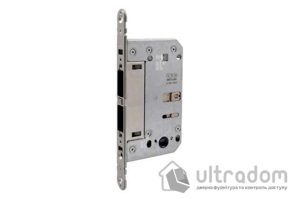 Врезной магнитный замок WC AGB Touch & Close, 18/196 мм, чёрный