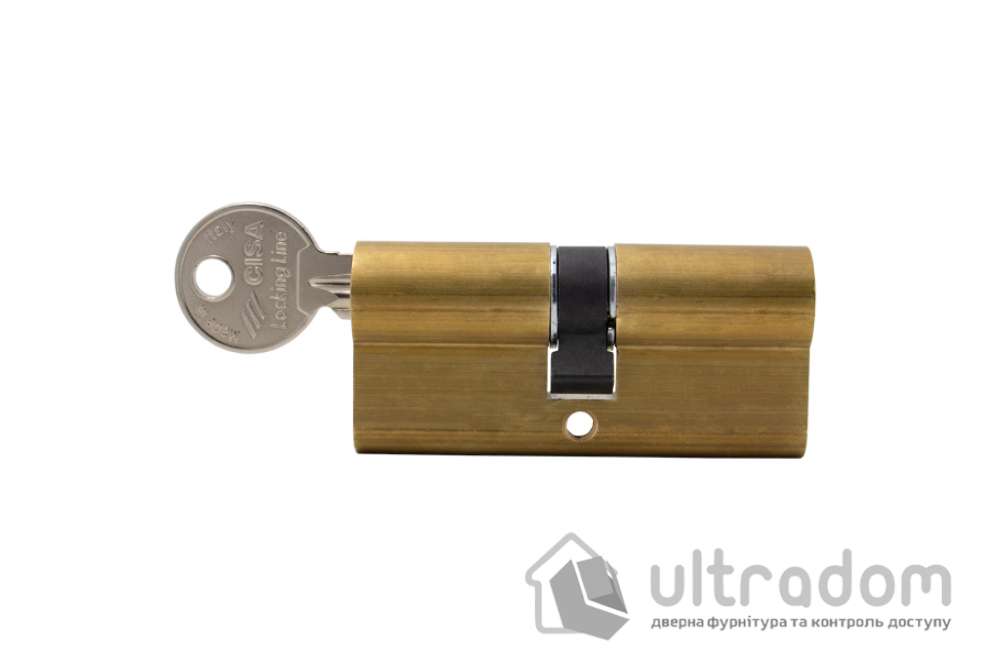 Цилиндр дверной CISA LL 08010 ключ-ключ, 75 мм