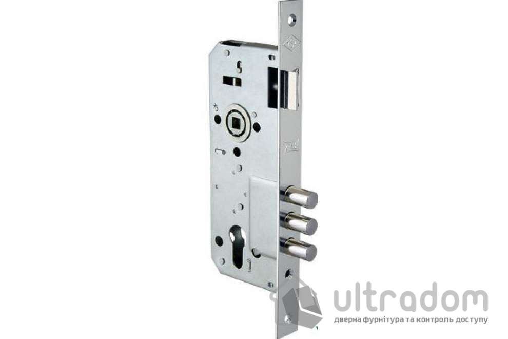 Замок врезной KALE 152 3MR B=45 мм, никель (152-3MR-BP)