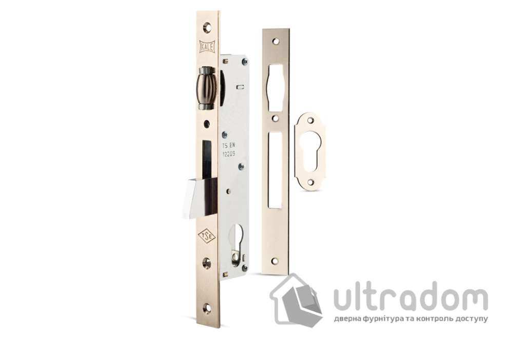 Врезной замок с роликом и автоматическим ригелем KALE 255U-25 (25 мм) (255-U-25)