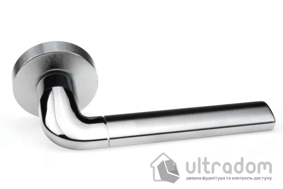 Дверная ручка Forme Milly 2 158A/Slim хром полир/хром матовый