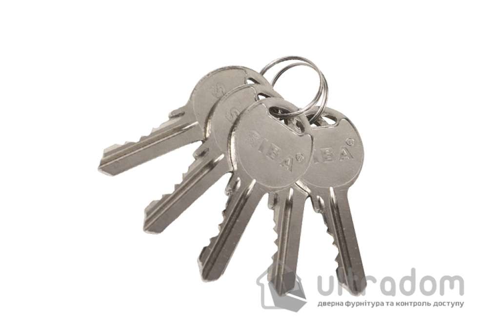 Цилиндр дверной SIBA английский ключ-ключ 90 мм