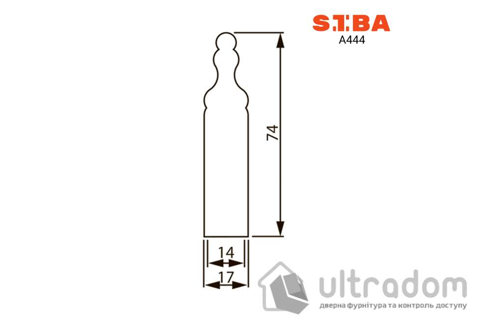 Колпачки с декором для ввертных петель 3D14 SIBA A444, античная бронза (A444 AB)