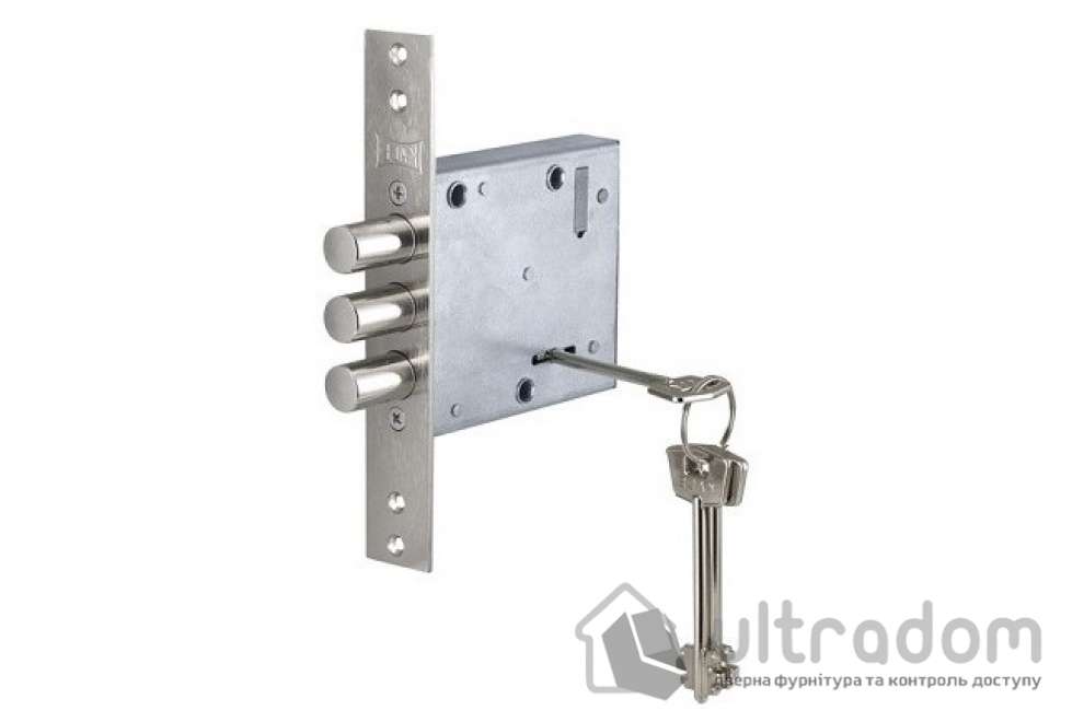 Замок врезной KALE 447 L 5 кл, сувальдный ключ (Гардиан 30.01) (447L0000003)