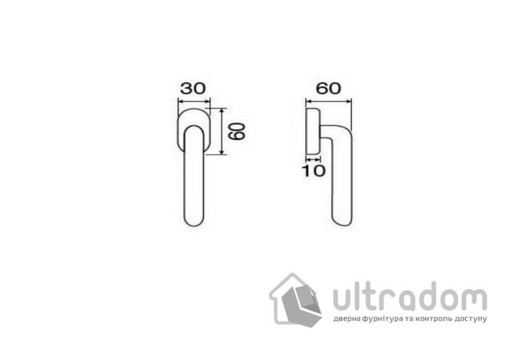 Ручка оконная Fimet 106 DK Michelle