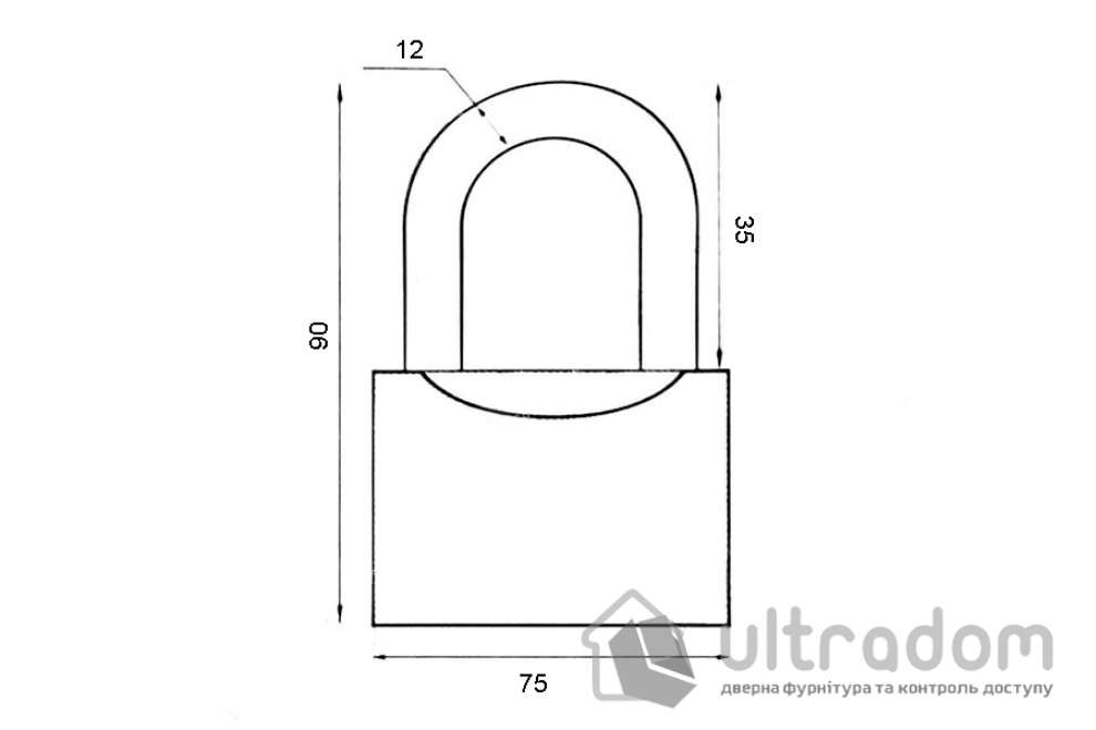 Замок навесной Авантек BC 2970