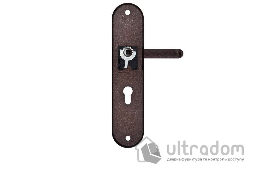 Дверная ручка ROSTEX UNIVERSAL R ручка-ручка 72|85|90 мм коричневая