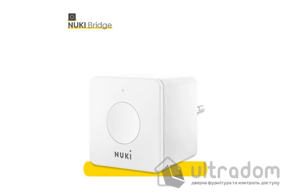 Сетевой концентратор NUKI Bridge 3.0 белый для подключения контроллера к сети