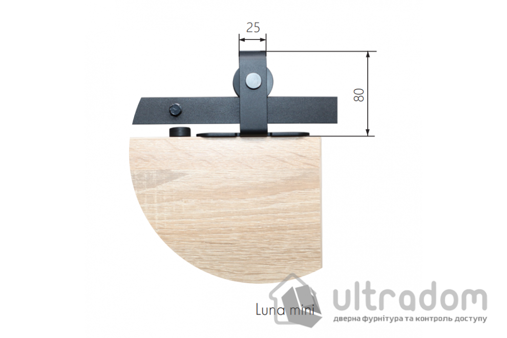 Комплект мебельной раздвижной системы Valcomp Design Line LUNA MINI в стиле LOFT