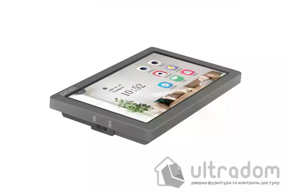 Видеодомофон 7 дюймов SEVEN DP-7570 FHD IPS grey