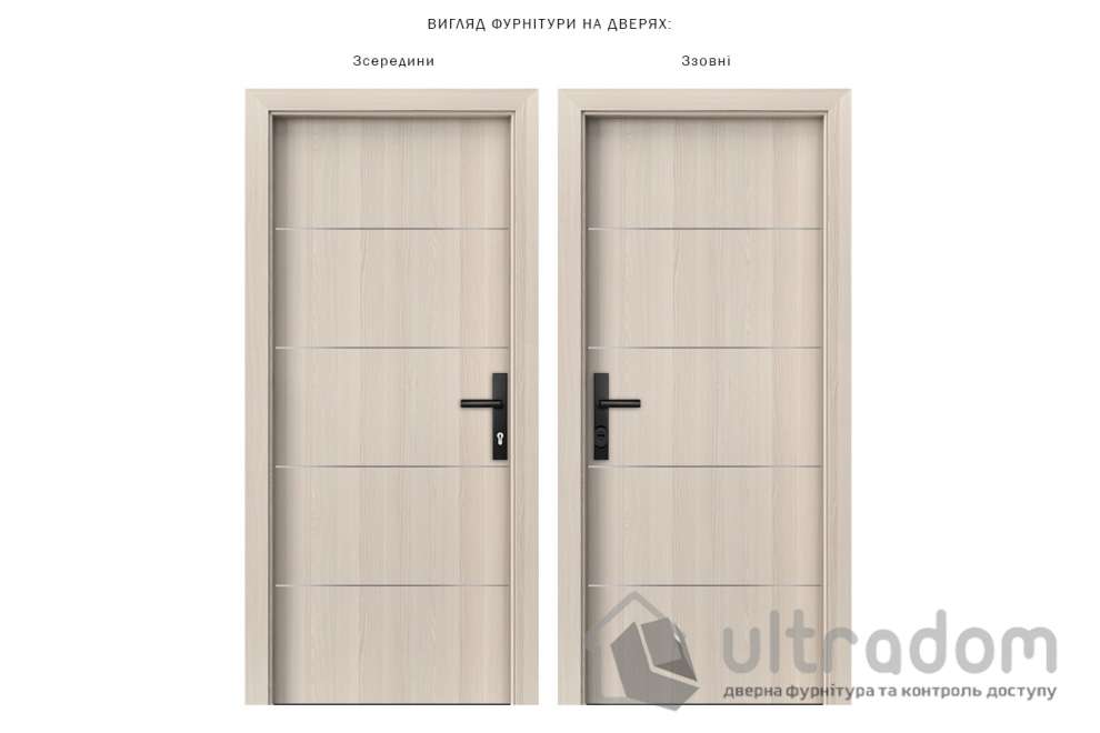 Дверная ручка ROSTEX RN1/RN4 RN ручка-ручка 90 мм черная