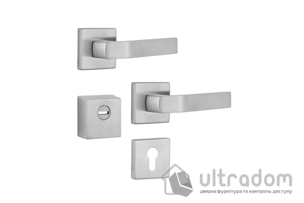 Фурнитура защитная ROSTEX R/H mov-mov DIN SQUARE нержавеющая сталь