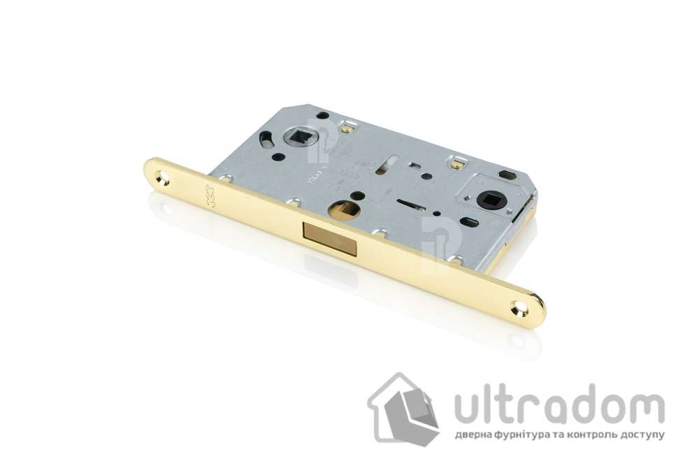 Врезной магнитный замок WC AGB Mediana Polaris XT, 96/50 мм, латунь (B06102.50.03)