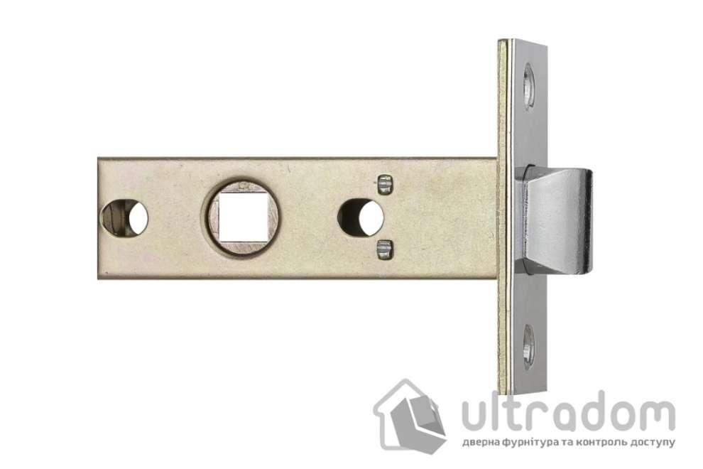 Комплект межкомнатных ручек SIBA Palermo 62 мм с механизмом, хром (Z14-0K-07-07+10145-СР)