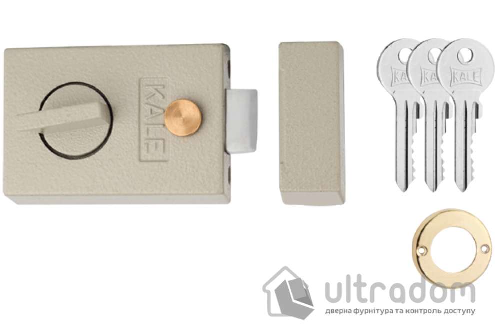 Замок накладной с автоматической защелкой KALE 167/A (167/A)
