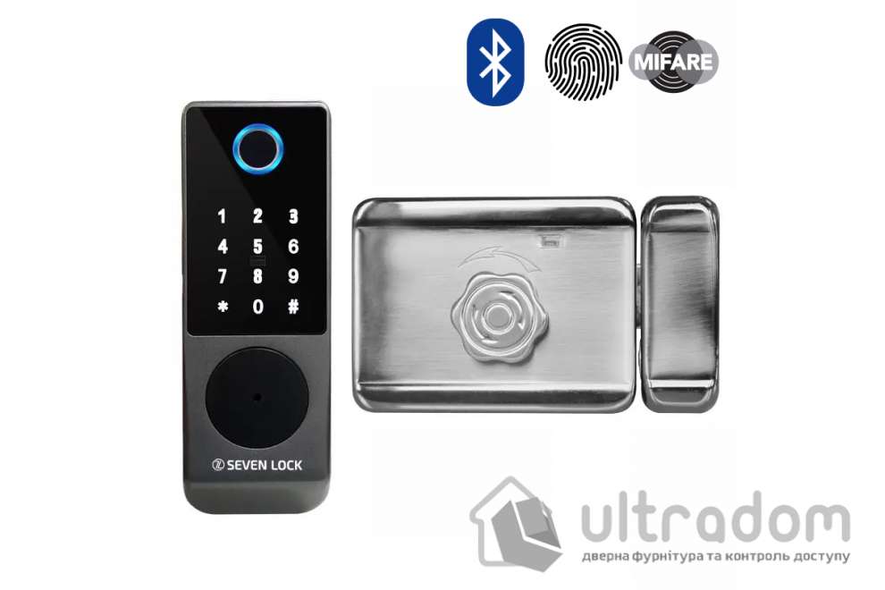 Умный биометрический замок SEVEN LOCK SL-7770BF