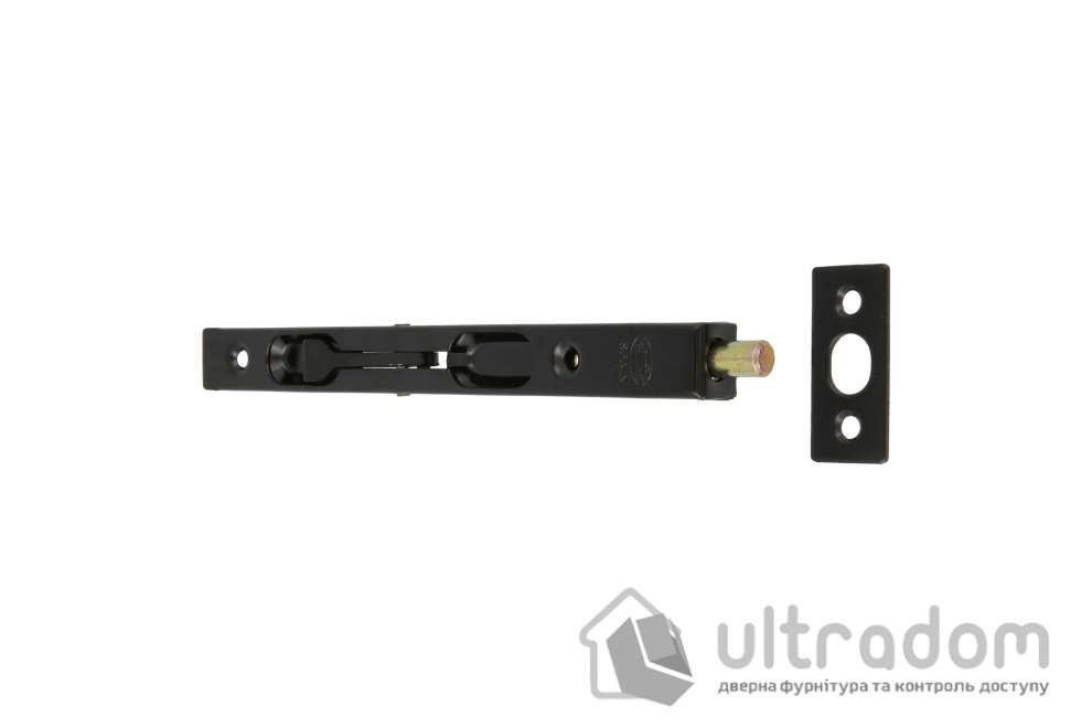 Шпингалет перекидной 162 x 17 мм AMIG мод.401, чёрный