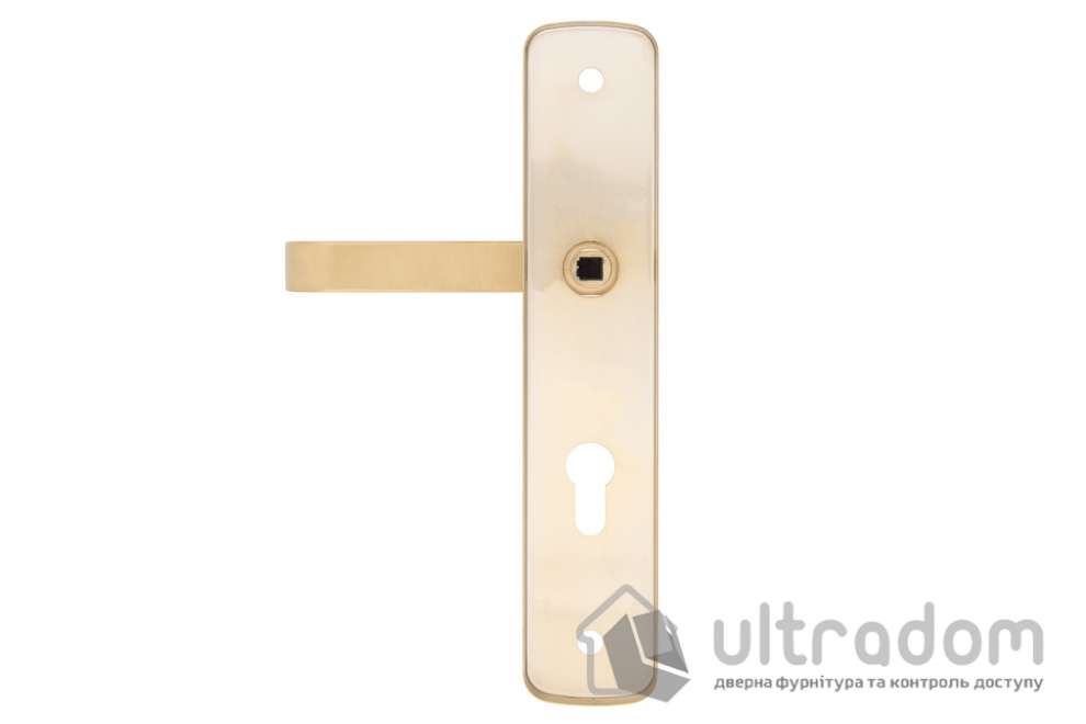 Дверная ручка на планке ROSTEX ASTRA R ручка-кноб DIN 85 мм титан PVD