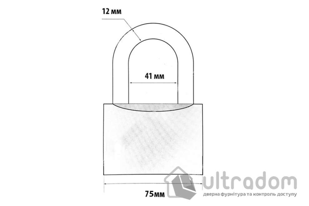 Замок навесной Авантек GR 75