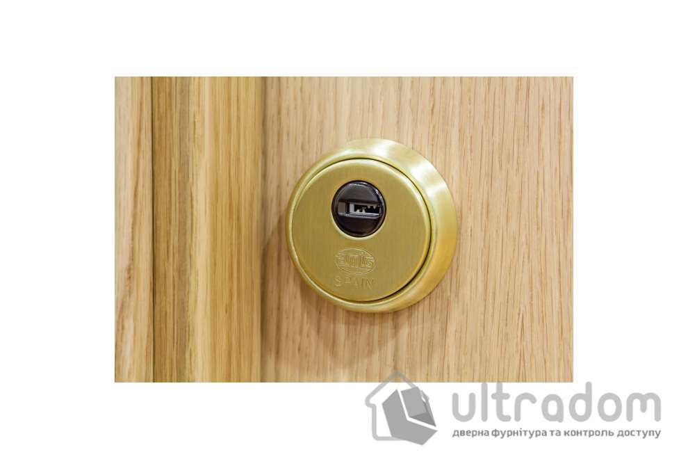 Броненакладка для цилиндра AMIG мод.31/33, матовая латунь