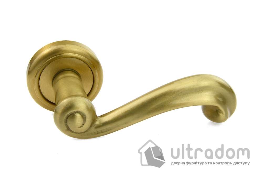 Дверная ручка Fadex Riccio 131V матовая латунь