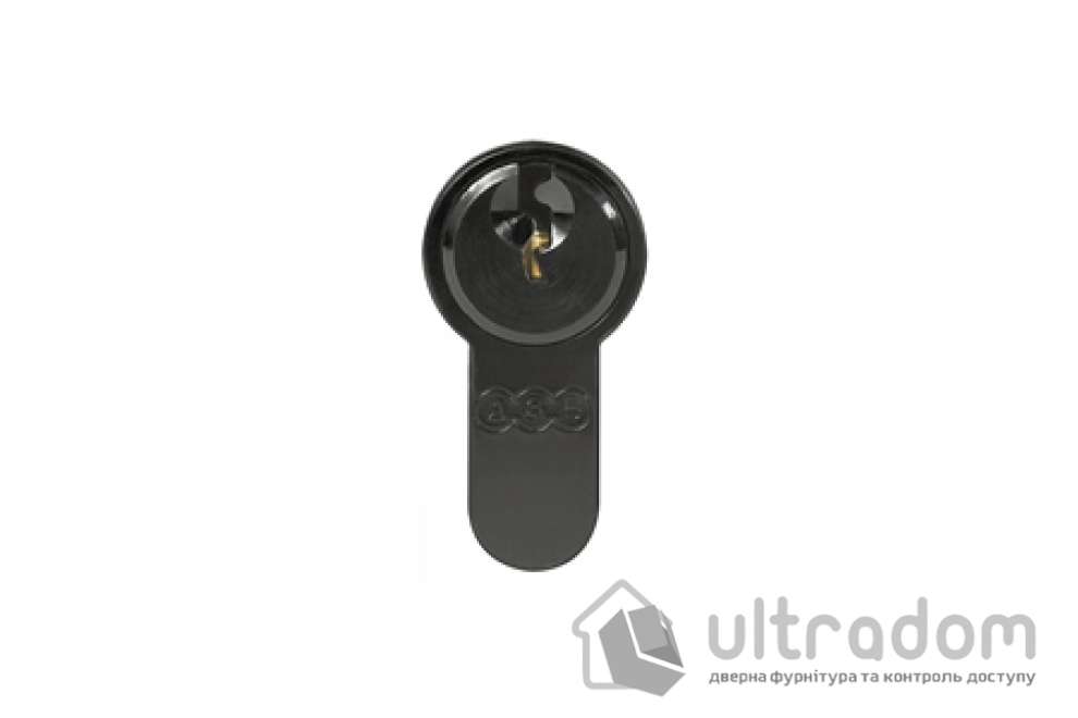 Цилиндр замка AGB Mod.600 70 мм (30х40), ключ-ключ, чёрный (C603.84.25.35)