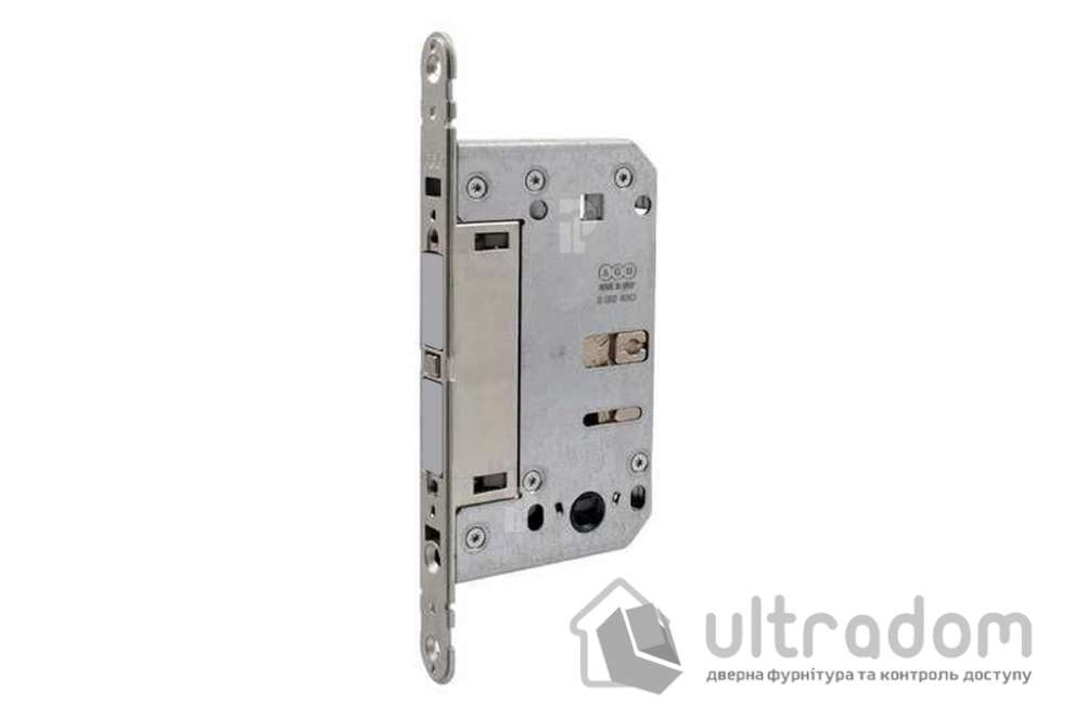 Врезной магнитный замок WC AGB Touch & Close, 18/196 мм, серый