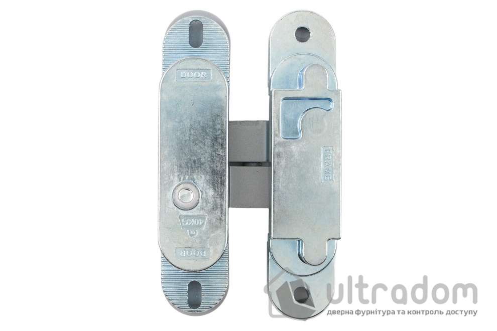 Скрытая петля Profitlock PL150 3D – 24×110 мм, для дверей 40 кг, матовый хром (PL150.SC)