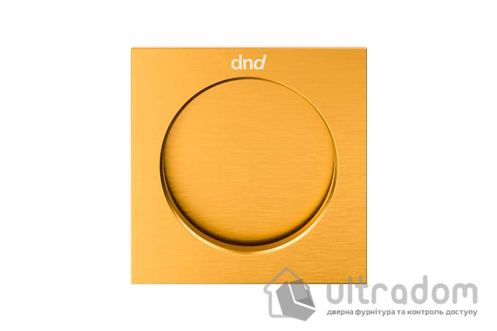Ручка - ракушка для раздвижных дверей DND by Martinelli Ginko Quadra, матовое золото (SD520- ORA)